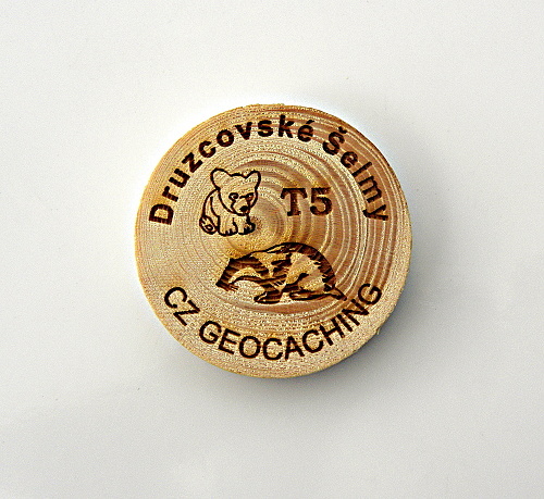 czech wood geocoin 26