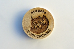 czech wood geocoin 13