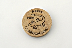 czech wood geocoin 2
