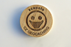 czech wood geocoin 23