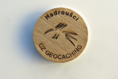 czech wood geocoin 28