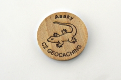 czech wood geocoin 3