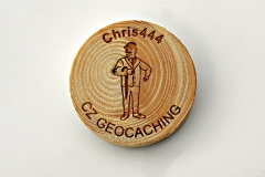 czech wood geocoin 31