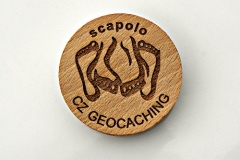 czech wood geocoin 37