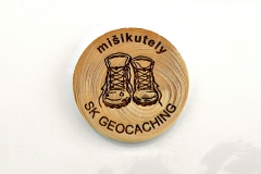 czech wood geocoin 48