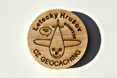 czech wood geocoin 58