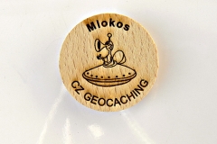 czech wood geocoin 66