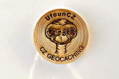 czech wood geocoin 68
