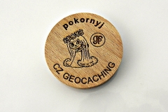 czech wood geocoin 7